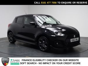 Used 2018 BLACK SUZUKI SWIFT Hatchback 1.4 Boosterjet Sport Hatchback 5dr Petrol Manual Euro 6 (s/s) (140 ps) (reg. 2018-04-27) for sale in Stockport