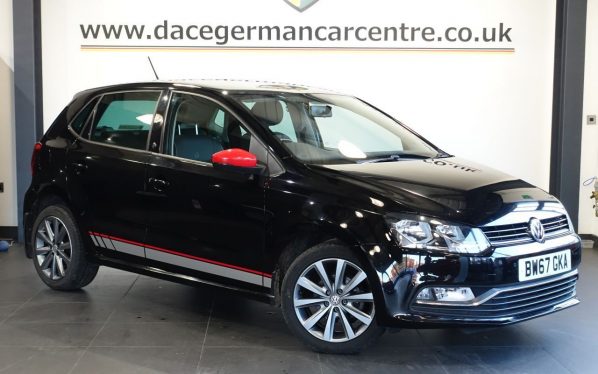 Used 2018 BLACK VOLKSWAGEN POLO Hatchback 1.2 TSI Beats Hatchback 5dr Petrol Manual Euro 6 (s/s) (90 ps) (reg. 2018-01-27) for sale in Altrincham