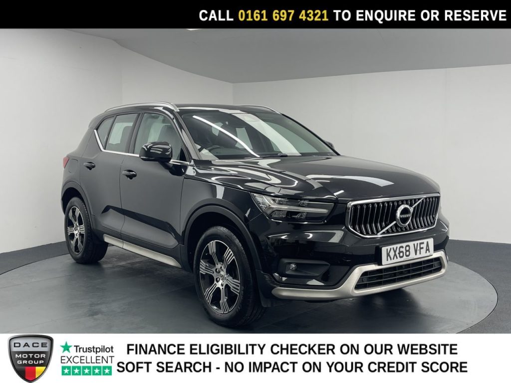 Used 2018 BLACK VOLVO XC40 SUV 1.5 T3 Inscription SUV 5dr Petrol Manual Euro 6 (s/s) (156 ps) (reg. 2018-10-26) for sale in Manchester