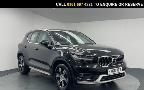 Used 2018 BLACK VOLVO XC40 SUV 1.5 T3 Inscription SUV 5dr Petrol Manual Euro 6 (s/s) (156 ps) (reg. 2018-10-26) for sale in Manchester