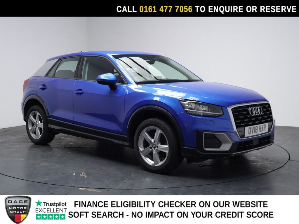 Used 2018 BLUE AUDI Q2 SUV 1.4 TFSI CoD Sport SUV 5dr Petrol S Tronic Euro 6 (s/s) (150 ps) (reg. 2018-04-27) for sale in Stockport
