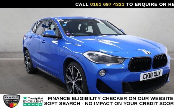 Used 2018 BLUE BMW X2 SUV 2.0 20d M Sport SUV 5dr Diesel Auto xDrive Euro 6 (s/s) (190 ps) (reg. 2018-05-31) for sale in Manchester