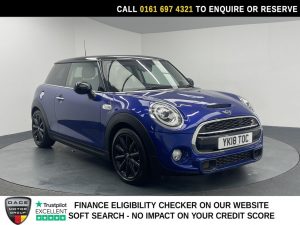 Used 2018 BLUE MINI HATCH Hatchback 2.0 Cooper S Hatchback 3dr Petrol Steptronic Euro 6 (s/s) (192 ps) (reg. 2018-07-20) for sale in Manchester