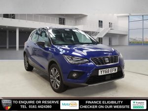 Used 2018 BLUE SEAT ARONA SUV 1.6 TDI XCELLENCE SUV 5dr Diesel DSG Euro 6 (s/s) (95 ps) (reg. 2018-09-29) for sale in Altrincham