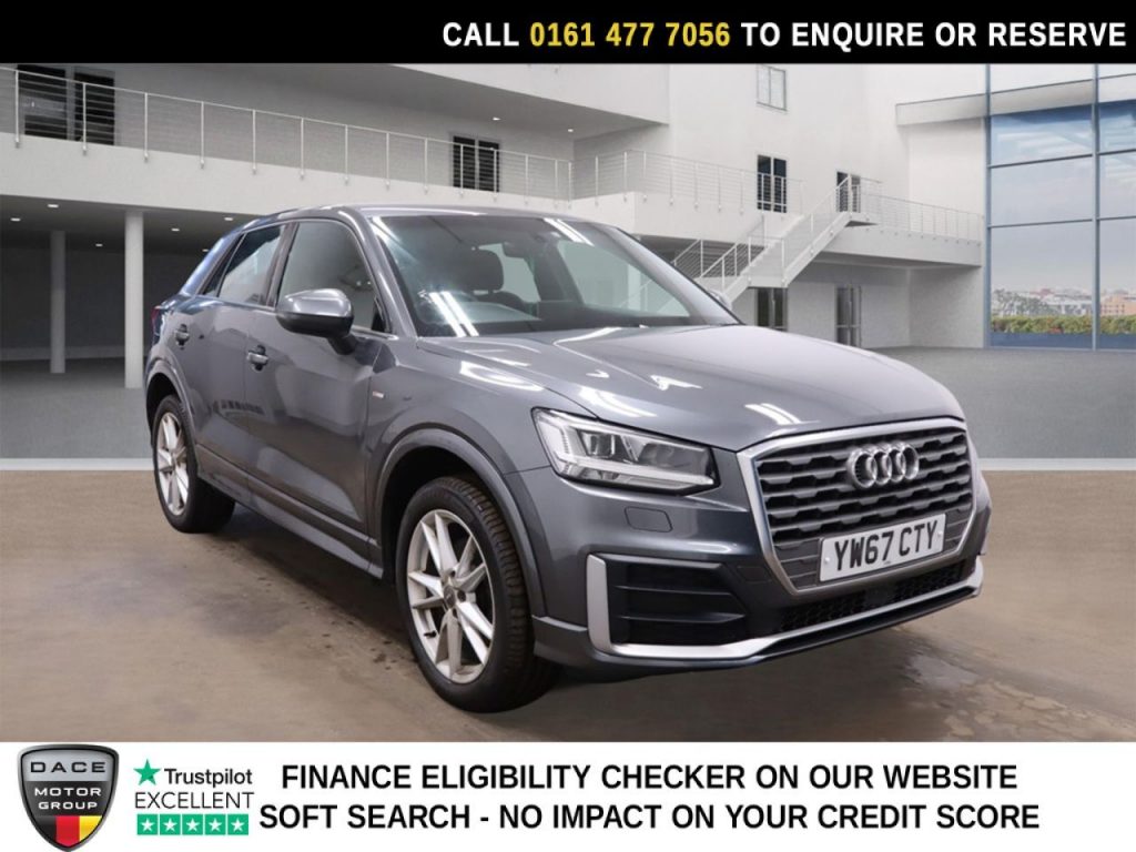 Used 2018 GREY AUDI Q2 SUV 1.4 TFSI CoD S line SUV 5dr Petrol Manual Euro 6 (s/s) (150 ps) (reg. 2018-02-15) for sale in Stockport