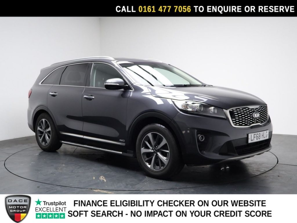 Used 2018 GREY KIA SORENTO SUV 2.2 CRDi KX-2 SUV 5dr Diesel Manual AWD Euro 6 (s/s) (197 bhp) (reg. 2018-09-03) for sale in Stockport