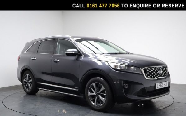 Used 2018 GREY KIA SORENTO SUV 2.2 CRDi KX-2 SUV 5dr Diesel Manual AWD Euro 6 (s/s) (197 bhp) (reg. 2018-09-03) for sale in Stockport