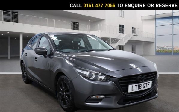 Used 2018 GREY MAZDA MAZDA3 Hatchback 2.0 SKYACTIV-G SE Nav Hatchback 5dr Petrol Manual Euro 6 (s/s) (121 ps) (reg. 2018-03-03) for sale in Stockport