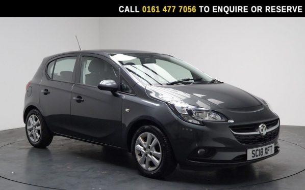 Used 2018 GREY VAUXHALL CORSA Hatchback 1.4i ecoFLEX Design Hatchback 5dr Petrol Manual Euro 6 (90 ps) (reg. 2018-08-28) for sale in Stockport