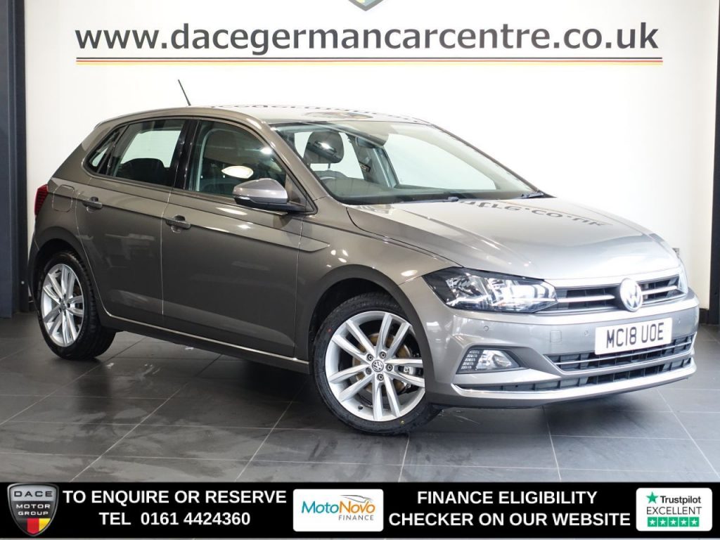 Used 2018 GREY VOLKSWAGEN POLO Hatchback 1.0 TSI SEL Hatchback 5dr Petrol Manual Euro 6 (s/s) (115 ps) (reg. 2018-08-12) for sale in Altrincham