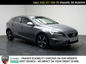Used 2018 GREY VOLVO V40 Hatchback 2.0 D2 R-Design Nav Plus Hatchback 5dr Diesel Auto Euro 6 (s/s) (120 ps) (reg. 2018-10-12) for sale in Stockport