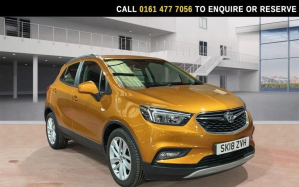 Used 2018 ORANGE VAUXHALL MOKKA X SUV 1.4i Turbo Design Nav SUV 5dr Petrol Auto Euro 6 (140 ps) (reg. 2018-06-08) for sale in Stockport