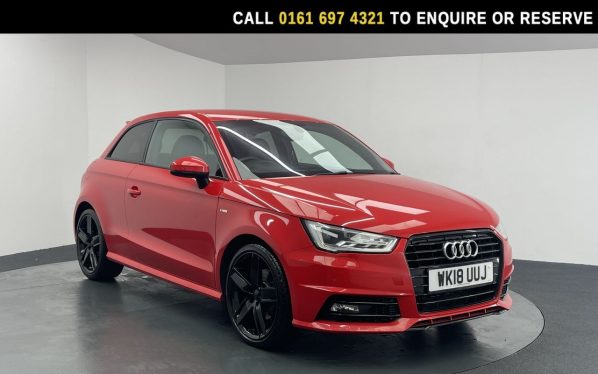 Used 2018 RED AUDI A1 Hatchback 1.4 TFSI CoD Black Edition Hatchback 3dr Petrol Manual Euro 6 (s/s) (150 ps) (reg. 2018-03-29) for sale in Manchester