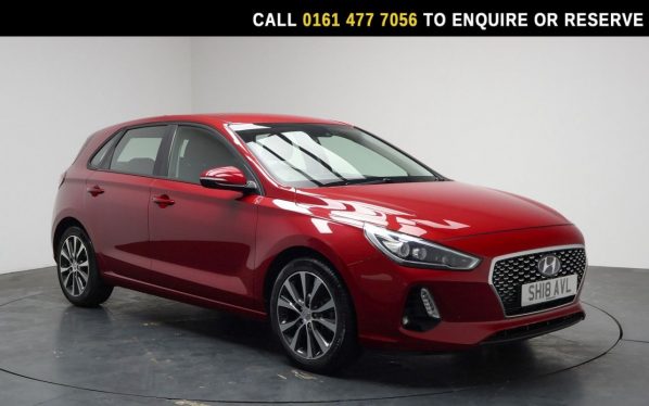 Used 2018 RED HYUNDAI I30 Hatchback 1.0 T-GDi Blue Drive SE Nav Hatchback 5dr Petrol Manual Euro 6 (s/s) (120 ps) (reg. 2018-05-15) for sale in Stockport