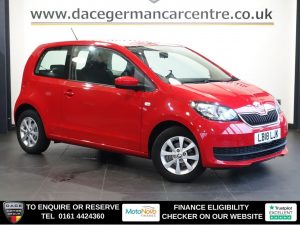 Used 2018 RED SKODA CITIGO Hatchback 1.0 MPI SE Hatchback 3dr Petrol Manual Euro 6 (60 ps) (reg. 2018-06-29) for sale in Altrincham