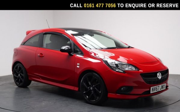 Used 2018 RED VAUXHALL CORSA Hatchback 1.4i ecoTEC Limited Edition Hatchback 3dr Petrol Manual Euro 6 (75 ps) (reg. 2018-01-31) for sale in Stockport