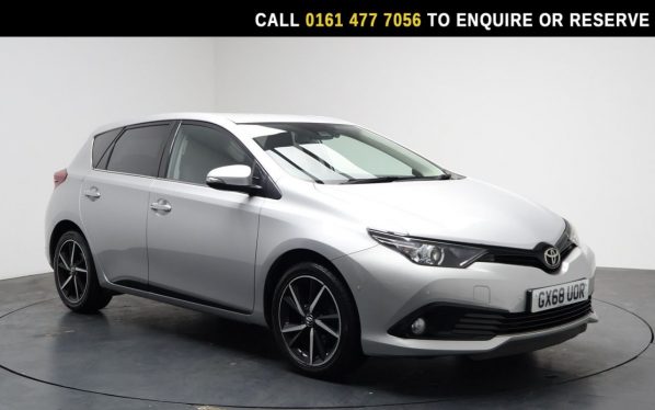 Used 2018 SILVER TOYOTA AURIS Hatchback 1.2 VVT-i Design Hatchback 5dr Petrol Manual Euro 6 (s/s) (116 ps) (reg. 2018-09-12) for sale in Stockport