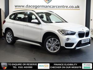 Used 2018 WHITE BMW X1 SUV 1.5 18i GPF Sport SUV 5dr Petrol Manual sDrive Euro 6 (s/s) (140 ps) (reg. 2018-09-13) for sale in Altrincham