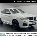 Used 2018 WHITE BMW X4 SUV 2.0 20d M Sport SUV 5dr Diesel Auto xDrive Euro 6 (s/s) (190 ps) (reg. 2018-03-29) for sale in Manchester