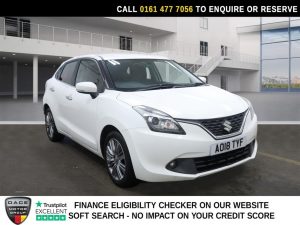 Used 2018 WHITE SUZUKI BALENO Hatchback 1.0 Boosterjet SZ5 Hatchback 5dr Petrol Manual Euro 6 (111 ps) (reg. 2018-07-25) for sale in Stockport