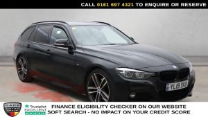 Used 2019 BLACK BMW 3 SERIES Estate 2.0 320i M Sport Shadow Edition Touring 5dr Petrol Auto Euro 6 (s/s) (184 ps) (reg. 2019-05-29) for sale in Manchester