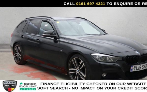 Used 2019 BLACK BMW 3 SERIES Estate 2.0 320i M Sport Shadow Edition Touring 5dr Petrol Auto Euro 6 (s/s) (184 ps) (reg. 2019-05-29) for sale in Manchester
