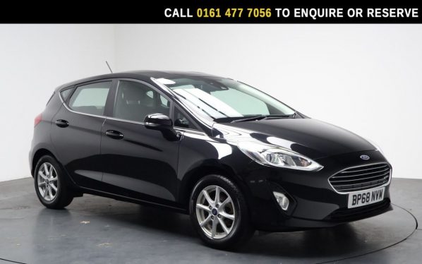 Used 2019 BLACK FORD FIESTA Hatchback 1.1 Ti-VCT Zetec Hatchback 5dr Petrol Manual Euro 6 (s/s) (85 ps) (reg. 2019-02-28) for sale in Stockport
