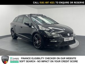 Used 2019 BLACK SEAT LEON Estate 2.0 TSI Cupra 300 ST 5dr Petrol DSG 7 Spd 4Drive Euro 6 (s/s) (300 ps) (reg. 2019-01-12) for sale in Manchester