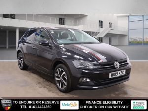 Used 2019 BLACK VOLKSWAGEN POLO Hatchback 1.0 EVO beats Hatchback 5dr Petrol Manual Euro 6 (s/s) (80 ps) (reg. 2019-07-24) for sale in Altrincham