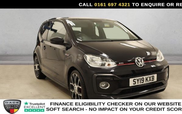 Used 2019 BLACK VOLKSWAGEN UP! Hatchback 1.0 TSI up! GTI Hatchback 3dr Petrol Manual Euro 6 (s/s) (115 ps) (reg. 2019-03-05) for sale in Manchester