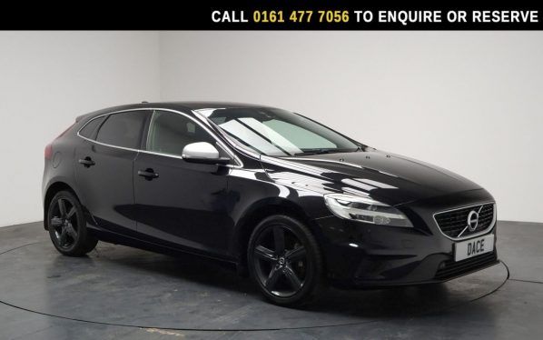 Used 2019 BLACK VOLVO V40 Hatchback 1.5 T2 R-Design Edition Hatchback 5dr Petrol Auto Euro 6 (s/s) (122 ps) (reg. 2019-06-17) for sale in Stockport
