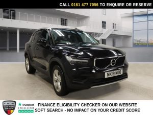 Used 2019 BLACK VOLVO XC40 SUV 1.5 T3 Momentum SUV 5dr Petrol Manual Euro 6 (s/s) (156 ps) (reg. 2019-03-30) for sale in Stockport