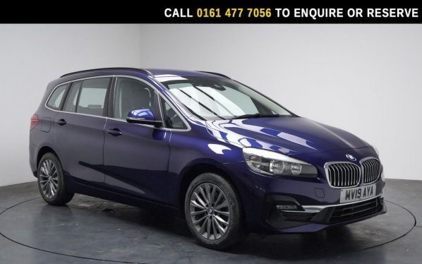 Used 2019 BLUE BMW 2 Series GRAN TOURER MPV 1.5 218i Luxury MPV 5dr Petrol Manual Euro 6 (s/s) (140 ps) (reg. 2019-03-08) for sale in Stockport