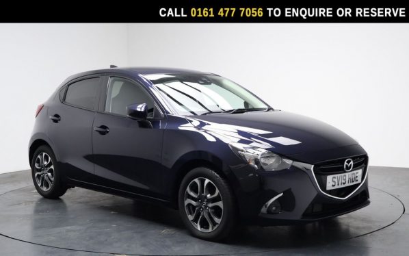 Used 2019 BLUE MAZDA MAZDA2 Hatchback 1.5 SKYACTIV-G Sport Nav+ Hatchback 5dr Petrol Manual Euro 6 (s/s) (90 ps) (reg. 2019-03-15) for sale in Stockport