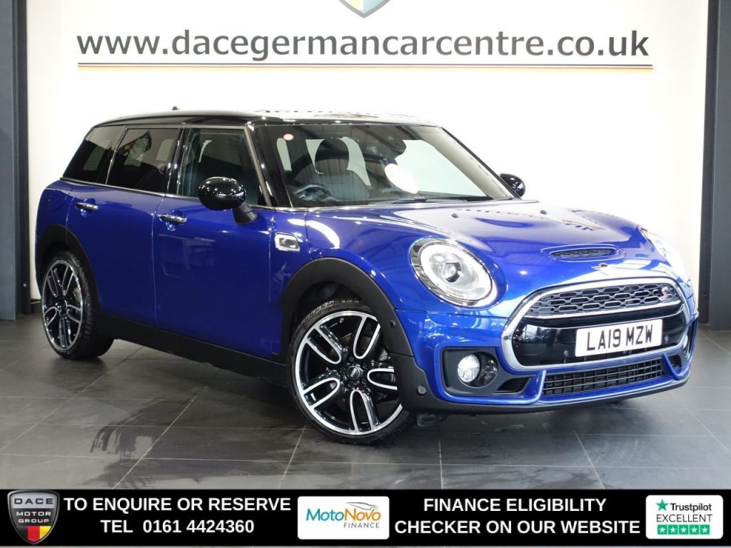 Used 2019 BLUE MINI CLUBMAN Estate 2.0 Cooper S Sport Estate 6dr Petrol Steptronic Euro 6 (s/s) (192 ps) (reg. 2019-05-31) for sale in Altrincham