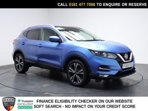 Used 2019 BLUE NISSAN QASHQAI SUV 1.3 DIG-T N-Connecta SUV 5dr Petrol Manual Euro 6 (s/s) (140 ps) (reg. 2019-01-18) for sale in Stockport
