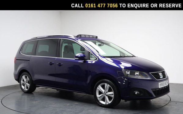 Used 2019 BLUE SEAT ALHAMBRA MPV 2.0 TDI XCELLENCE MPV 5dr Diesel DSG Euro 6 (s/s) (150 ps) (reg. 2019-12-16) for sale in Stockport