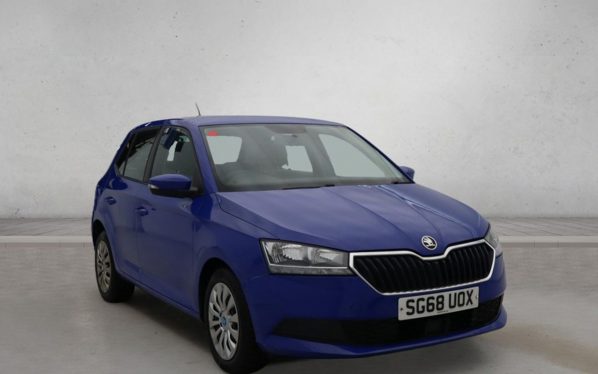 Used 2019 BLUE SKODA FABIA Hatchback 1.0 S Hatchback 5dr Petrol Manual Euro 6 (s/s) (75 ps) (reg. 2019-01-14) for sale in Altrincham