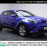 Used 2019 BLUE TOYOTA C-HR SUV 1.8 VVT-h Icon SUV 5dr Petrol Hybrid CVT Euro 6 (s/s) (122 ps) (reg. 2019-09-23) for sale in Stockport