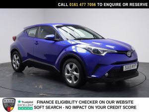 Used 2019 BLUE TOYOTA C-HR SUV 1.8 VVT-h Icon SUV 5dr Petrol Hybrid CVT Euro 6 (s/s) (122 ps) (reg. 2019-09-23) for sale in Stockport