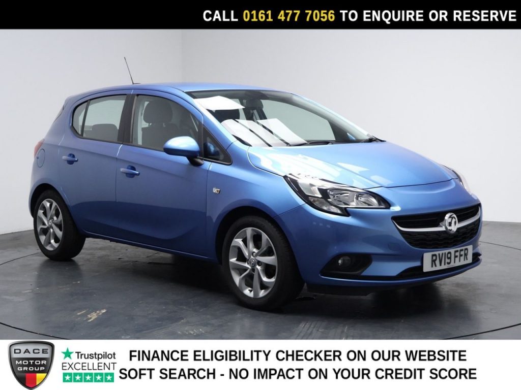 Used 2019 BLUE VAUXHALL CORSA Hatchback 1.4i Energy Hatchback 5dr Petrol Manual Euro 6 (s/s) (90 ps) (reg. 2019-03-31) for sale in Stockport