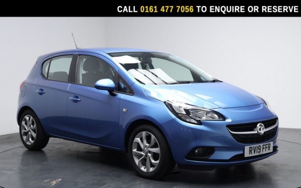 Used 2019 BLUE VAUXHALL CORSA Hatchback 1.4i Energy Hatchback 5dr Petrol Manual Euro 6 (s/s) (90 ps) (reg. 2019-03-31) for sale in Stockport