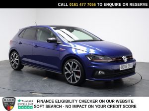 Used 2019 BLUE VOLKSWAGEN POLO Hatchback 2.0 TSI GPF GTI+ Hatchback 5dr Petrol DSG Euro 6 (s/s) (200 ps) (reg. 2019-10-24) for sale in Stockport