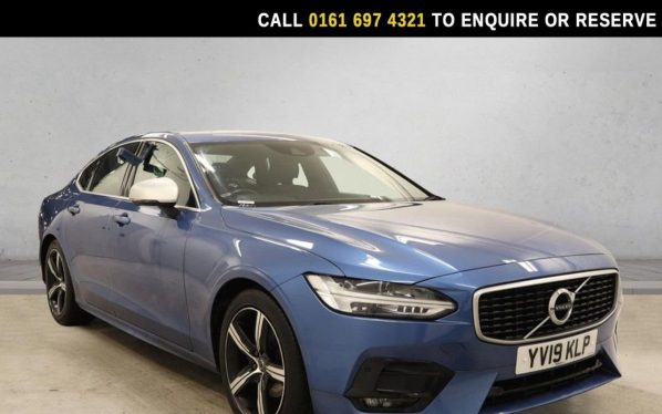 Used 2019 BLUE VOLVO S90 Saloon 2.0 D4 R-Design Plus Saloon 4dr Diesel Auto Euro 6 (s/s) (190 ps) (reg. 2019-06-26) for sale in Manchester