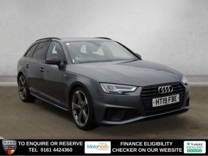 Used 2019 GREY AUDI A4 AVANT Estate 2.0 TDI 40 Black Edition Estate 5dr Diesel S Tronic Euro 6 (s/s) (190 ps) (reg. 2019-04-01) for sale in Altrincham