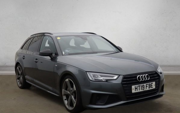 Used 2019 GREY AUDI A4 AVANT Estate 2.0 TDI 40 Black Edition Estate 5dr Diesel S Tronic Euro 6 (s/s) (190 ps) (reg. 2019-04-01) for sale in Altrincham