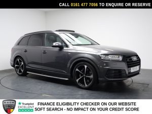 Used 2019 GREY AUDI Q7 SUV 3.0 TDI V6 50 Black Edition SUV 5dr Diesel Tiptronic quattro Euro 6 (s/s) (286 ps) (reg. 2019-08-28) for sale in Stockport