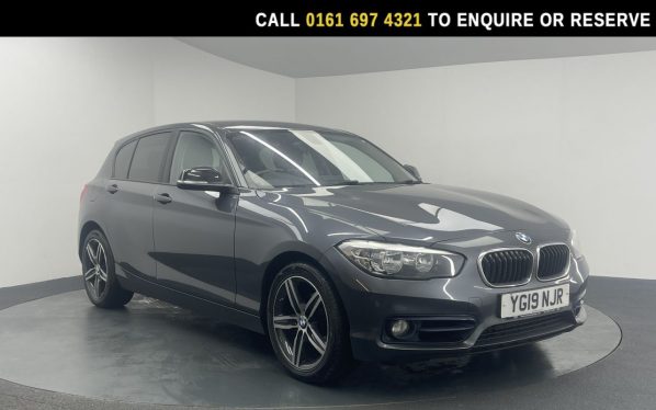 Used 2019 GREY BMW 1 SERIES Hatchback 1.5 118i Sport Hatchback 5dr Petrol Manual Euro 6 (s/s) (136 ps) (reg. 2019-06-28) for sale in Manchester