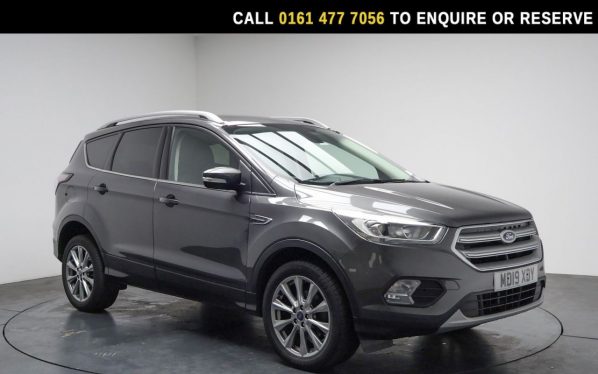 Used 2019 GREY FORD KUGA SUV 1.5 TDCi EcoBlue Titanium Edition SUV 5dr Diesel Manual Euro 6 (s/s) (120 ps) (reg. 2019-06-28) for sale in Stockport