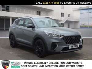Used 2019 GREY HYUNDAI TUCSON SUV 1.6 T-GDi N Line SUV 5dr Petrol DCT Euro 6 (s/s) (177 ps) (reg. 2019-11-29) for sale in Stockport